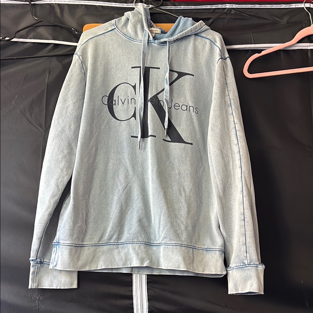 Calvin Klein Denim Blue Hoodie